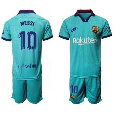 Fotballdrakt FC Barcelona MESSI 10 Barn Tredjetrøye 2019-2020 Kortermet